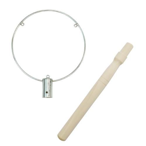 ステンレス製　鉦鼓(かね)金具　阿波踊り 21号用》鉦鼓金具・柄セット - 阿波踊り用品専門店 岡忠公式