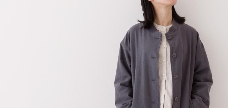新品未使用　タグ付き　crea delice リネン　アウター　 ナチュラン 2024.01.26.Crea delice_こころは新しい季節へ Crea deliceの
