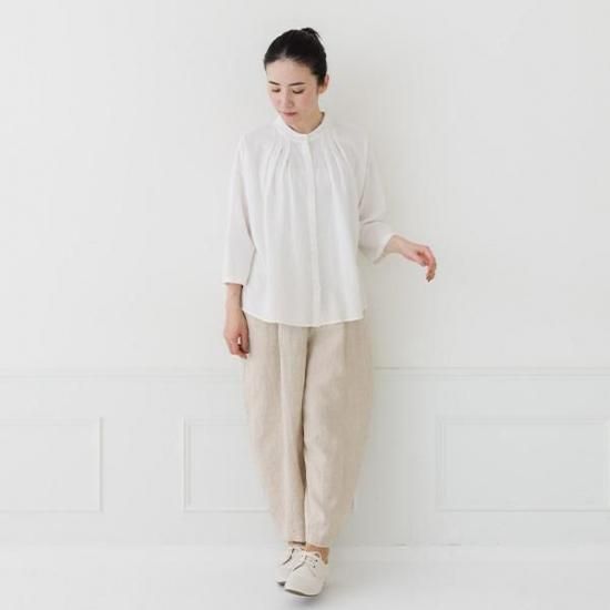 Crea delice（クレアデリス）リネンボータイ7分袖ブラウス 楽天市場】【SALE 30%OFF】 Crea delice クレアデリス 14番手