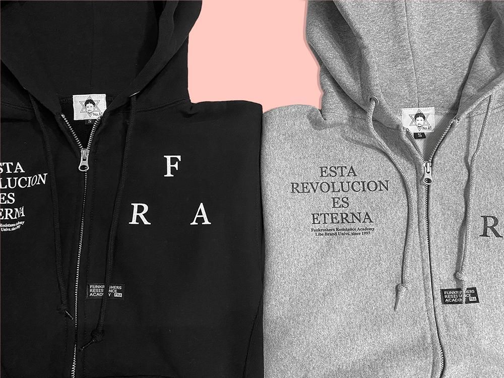 FRA革命ジップパーカー - セキルバーグカフェ Online Shop