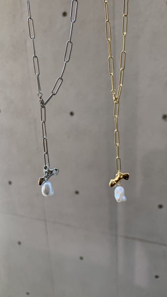 imitation pearl nuance necklace