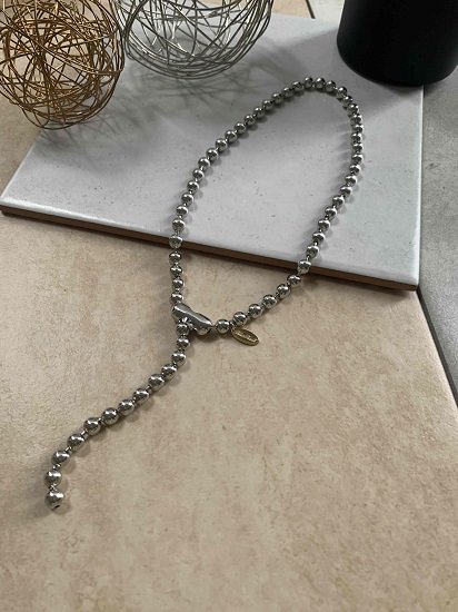 <img class='new_mark_img1' src='https://img.shop-pro.jp/img/new/icons15.gif' style='border:none;display:inline;margin:0px;padding:0px;width:auto;' />volume ball chain necklace