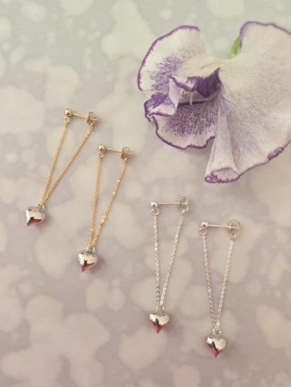 <img class='new_mark_img1' src='https://img.shop-pro.jp/img/new/icons13.gif' style='border:none;display:inline;margin:0px;padding:0px;width:auto;' />Heart Charm Swing Pierce (MIX)