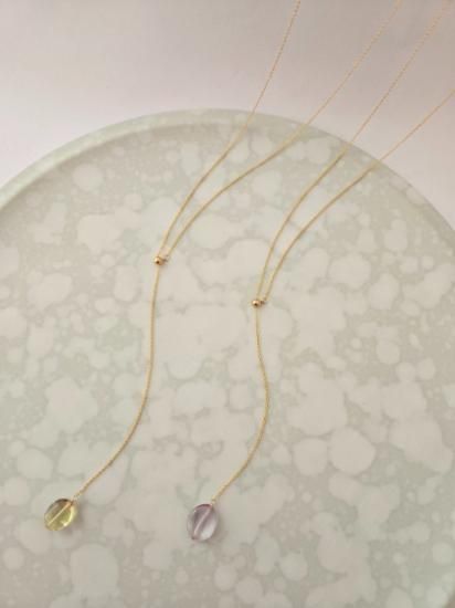 <img class='new_mark_img1' src='https://img.shop-pro.jp/img/new/icons13.gif' style='border:none;display:inline;margin:0px;padding:0px;width:auto;' />Natural Stone Slide Lariat