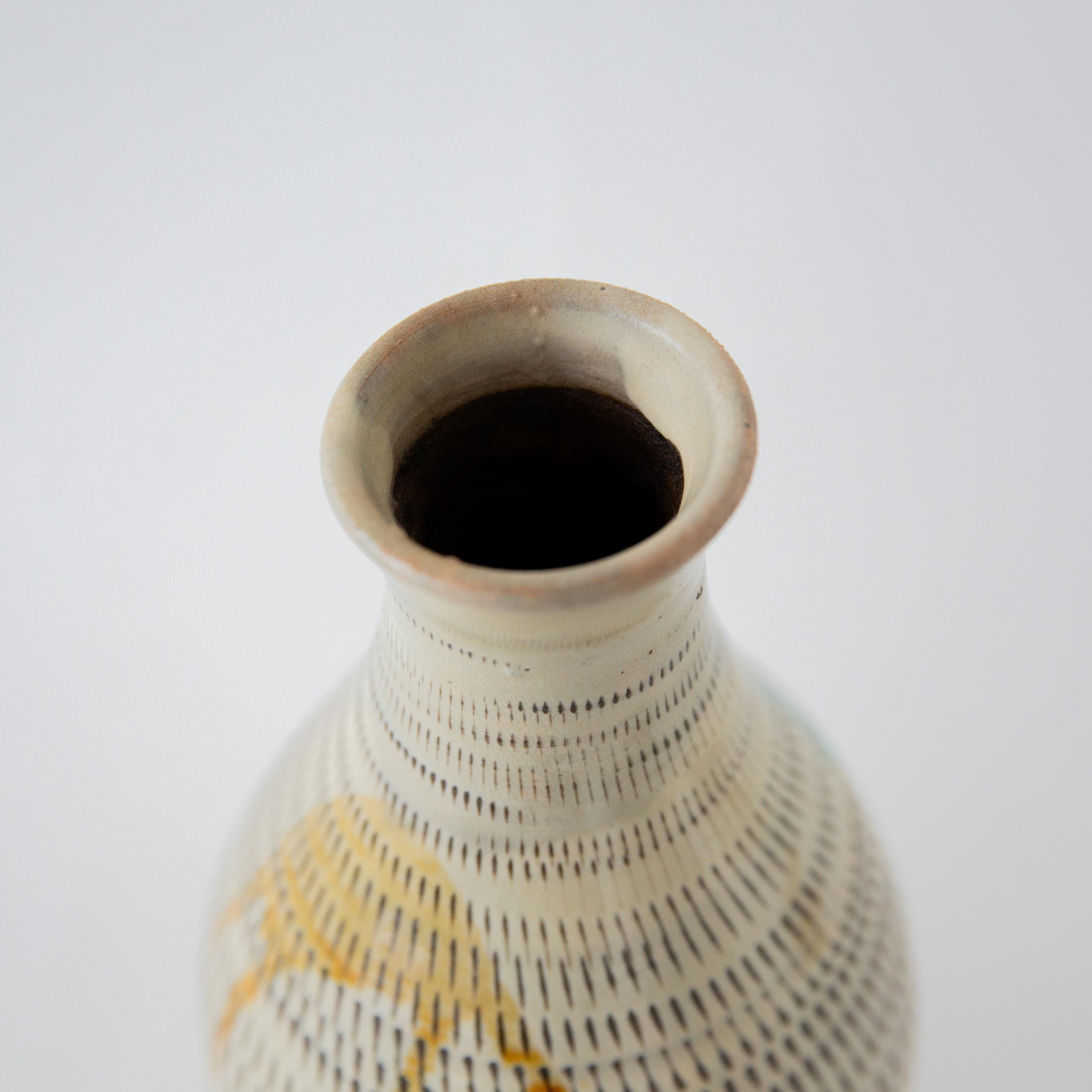 小鹿田焼 / 古い花器 - HOEK