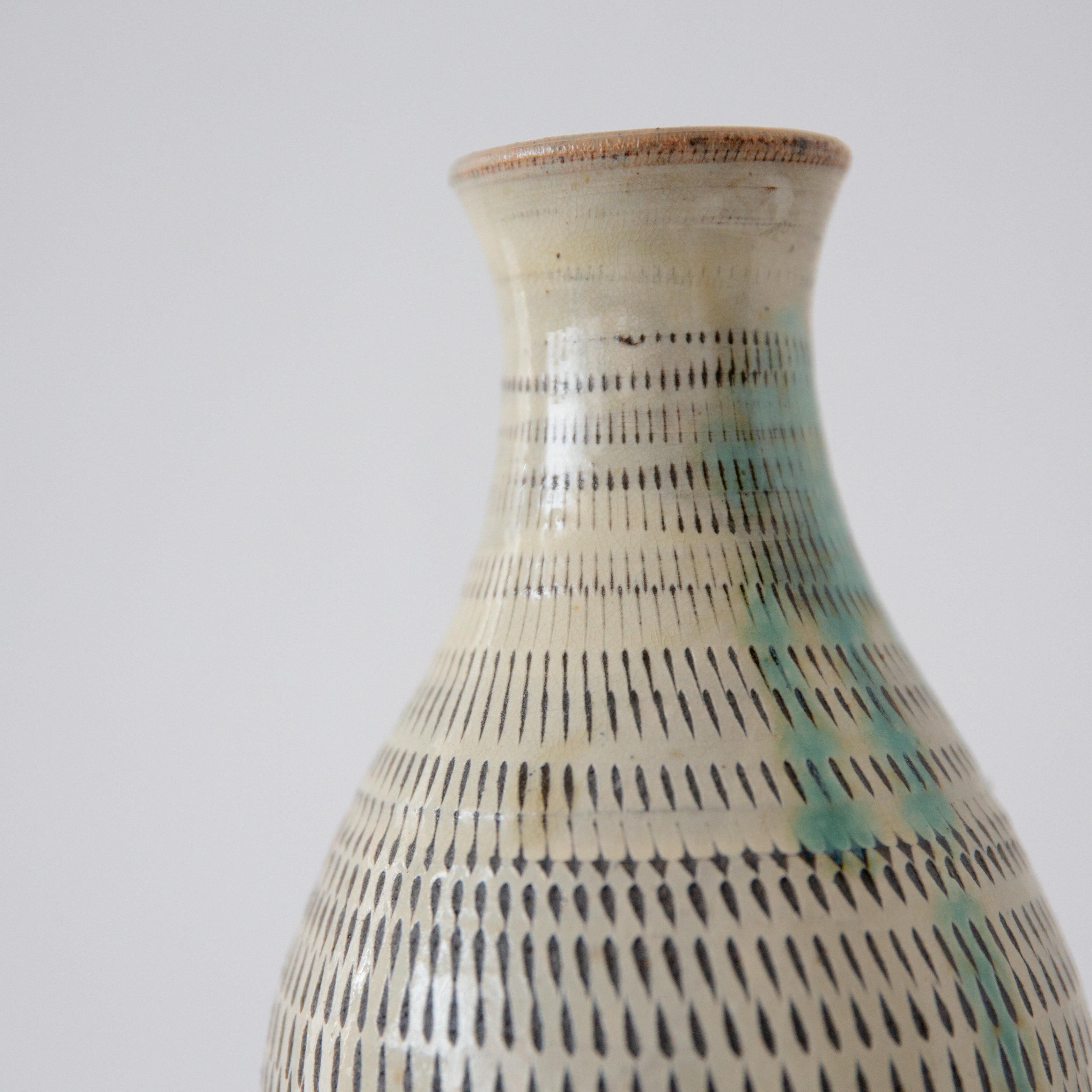 小鹿田焼 / 古い花器 - HOEK