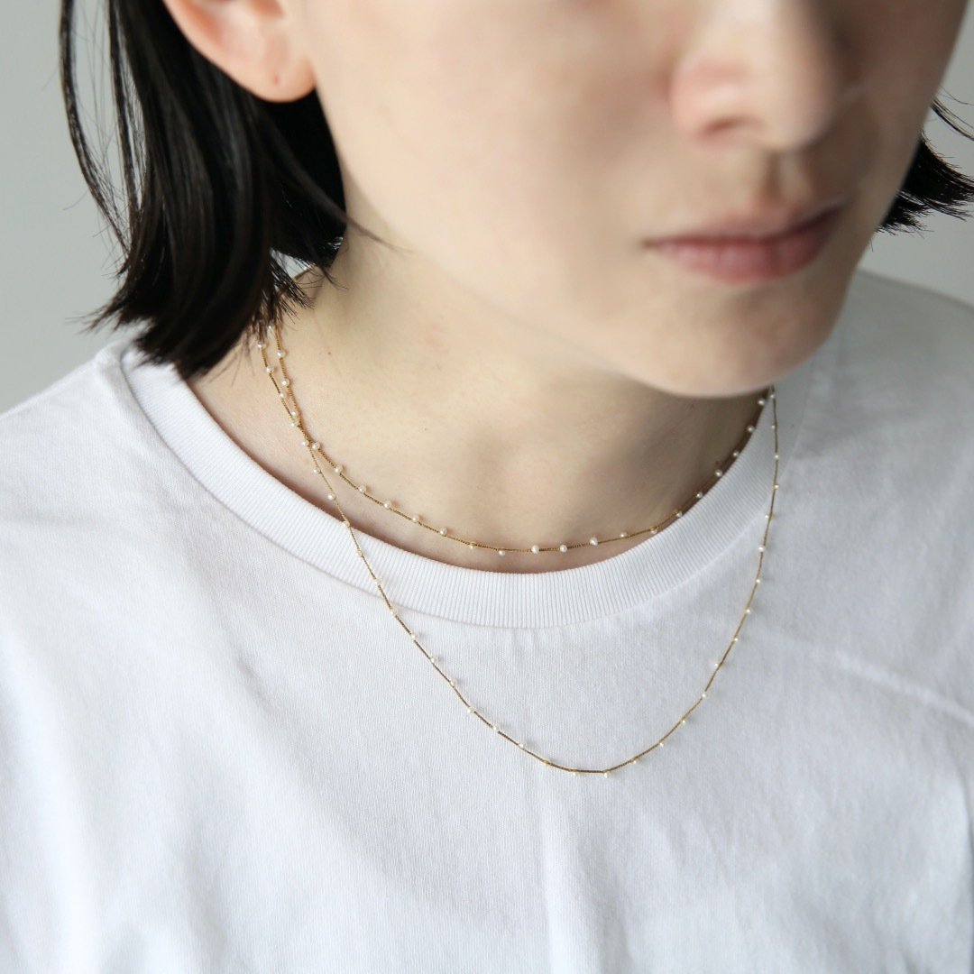 Amito アミト / Pearl Necklace ユキノヒネックレス long - HOEK