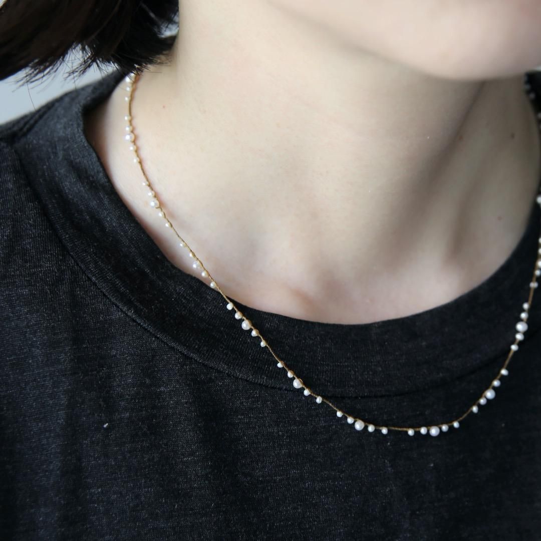 HOEK別注】Amito アミト / Pearl Necklace ユキアカリネックレス HOEK別注】Amito アミト / Pearl Necklace ユキアカリネックレス