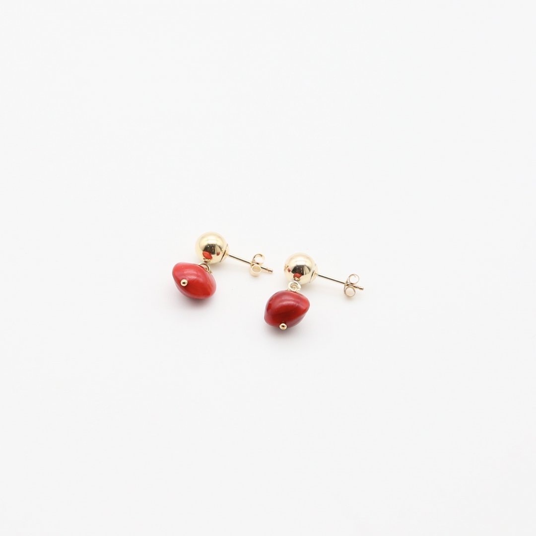 F&F <br />BOTANICAL EARRINGS<br />Adenanthera pavonina<br /> [ԥ]