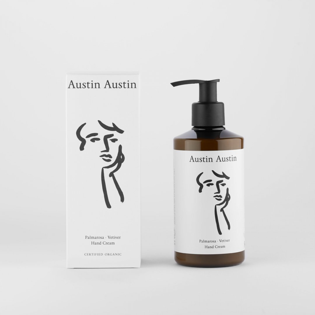 Austin Austin<br />hand cream 250ml<br />[palmarosa & vetiver]