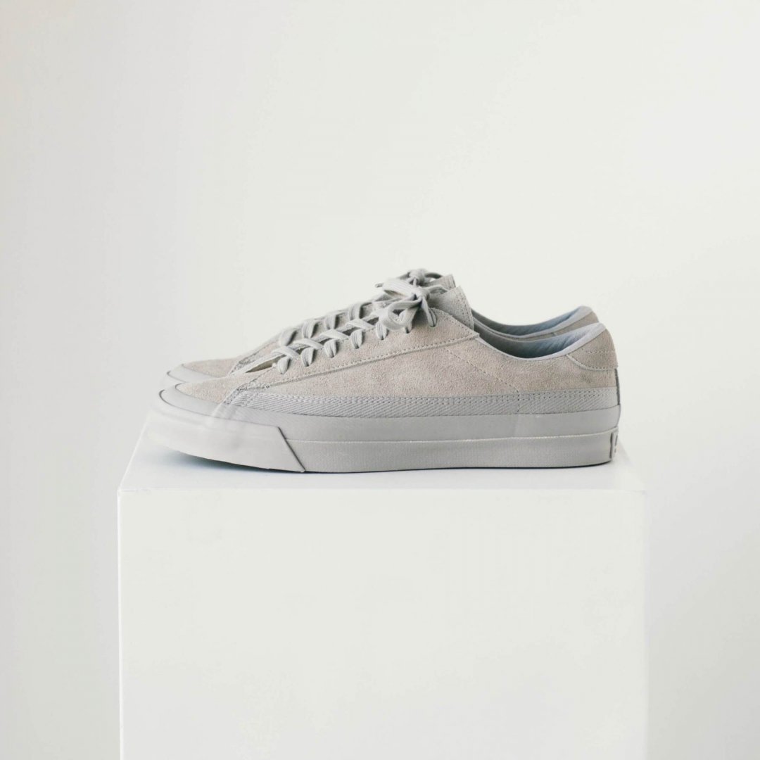 ASAHI / BELTED LOW SUEDE [ GRAY/GRAY ] - HOEK