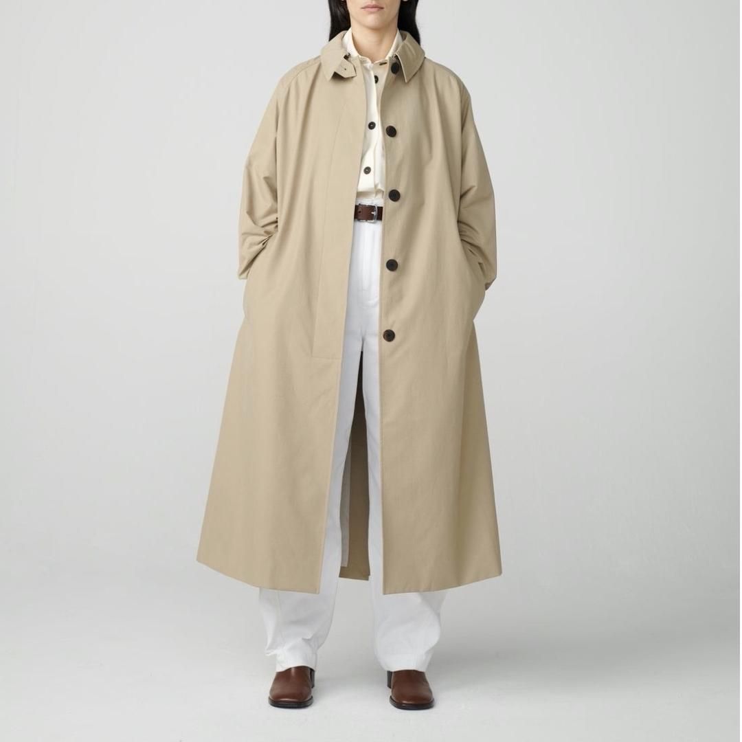 STUDIO NICHOLSON / HOLIN COAT IN TAN - HOEK