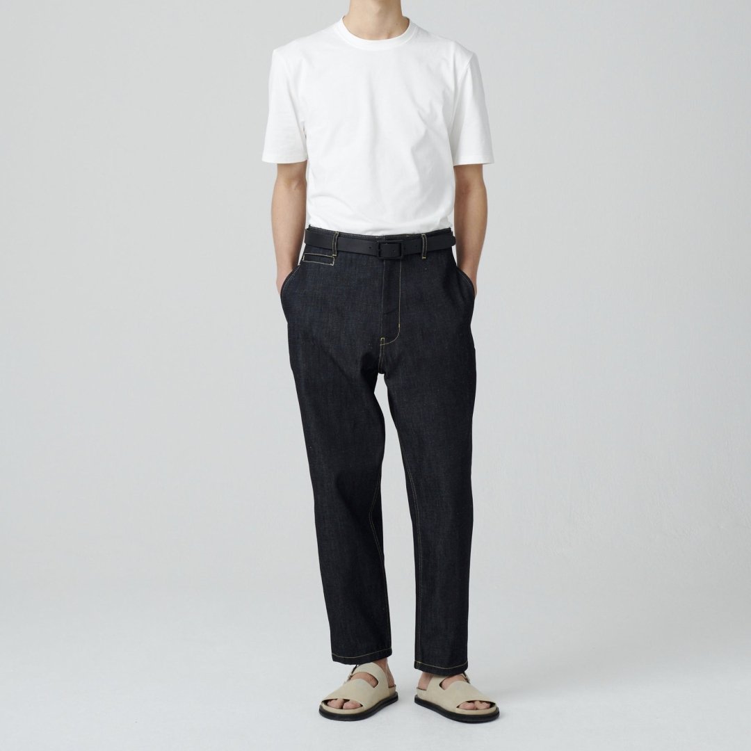 STUDIO NICHOLSON / BILL DENIM PANT IN INDIGO - HOEK