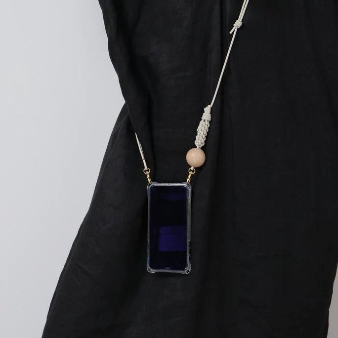 小物 _Fot Knot ball marble_strap black Knot ball marble_strap – _Fot