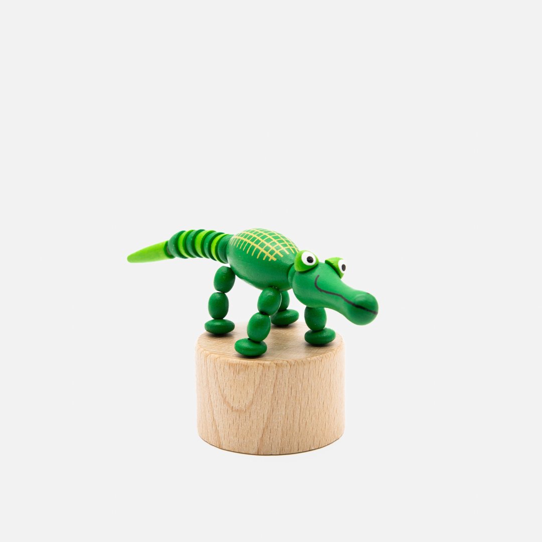 DETOA<br />Wooden Push Up Toy [ Alligator ]