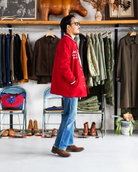 VINTAGE】50s HL Whiting Varsity jacket 