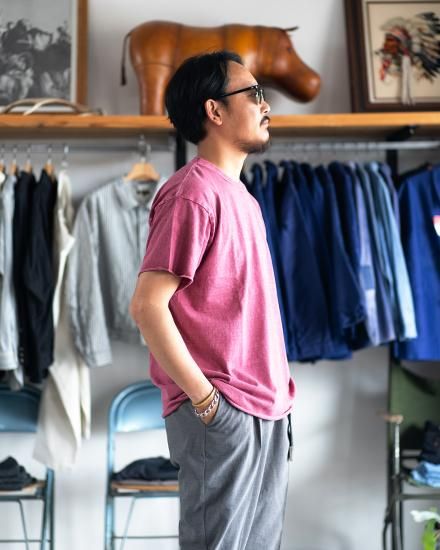 ONEITA】×【Fort General Store】Chop & Dye S/S Power Tee ONEITA】×【Fort General Store】Chop & Dye S/S Power Tee