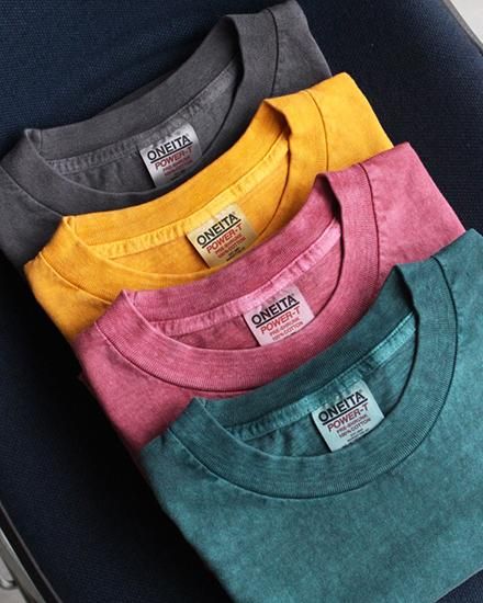 ONEITA】×【Fort General Store】Chop & Dye S/S Power Tee ONEITA】×【Fort General Store】Chop & Dye S/S Power Tee