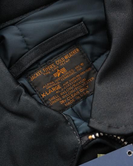【レア物】CWU-５５/P（S）COLD WEATHER 黒 Cold Weather Bomber Jacket | Nylon Pilot Jacket