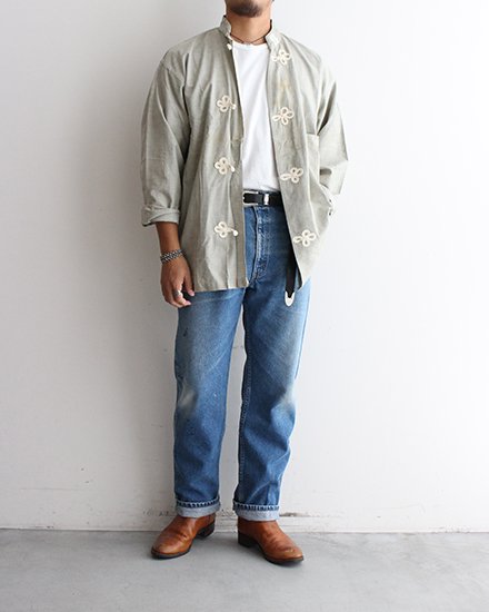 DEADSTOCK】30-40s US Army Oxford Sleeping Shirts 
