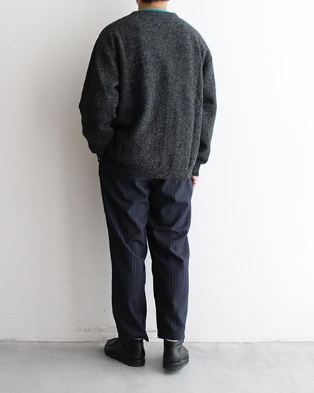 STILL BY HAND / スティル バイ ハンド】 7G Mix Color Zip Knit STILL BY HAND / スティル バイ ハンド】 7G Mix Color Zip Knit