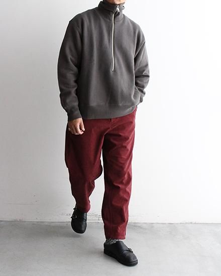 STILL BY HAND / スティル バイ ハンド】Half-Zip Sweat Shirts STILL BY HAND / スティル バイ ハンド】Half-Zip Sweat Shirts