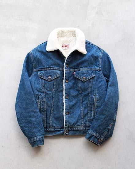 VINTAGE】80s Levis Boa Denim Jacket / ヴィンテージ 80年代