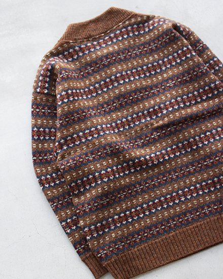VINTAGE】70s Abercrombie & Fitch Fair Isle Kint / ヴィンテージ 70 