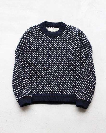 VINTAGE】70s－80s LL Bean Birdseye Crew Neck Sweater