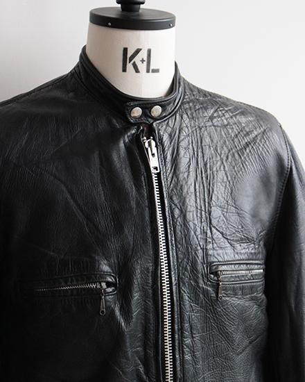 VINTAGE】60s Brooks Single Leather Jacket / ヴィンテージ 60年代