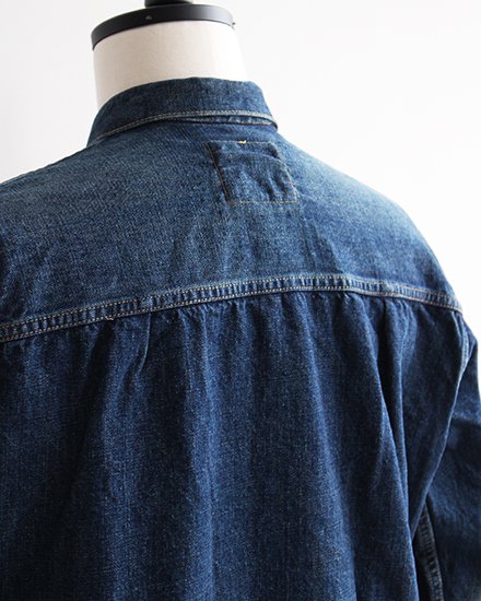 orslow】Pleated Front Blouse 1 Year Wash / オアスロウ ヴィンテージ 
