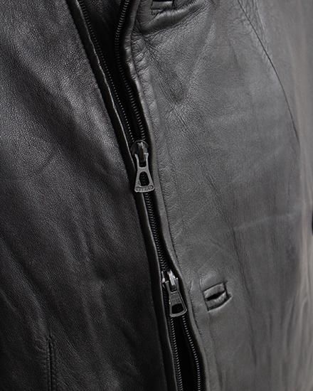 VINTAGE】80s French Army Motorcycle Leather Coat / ヴィンテージ 80