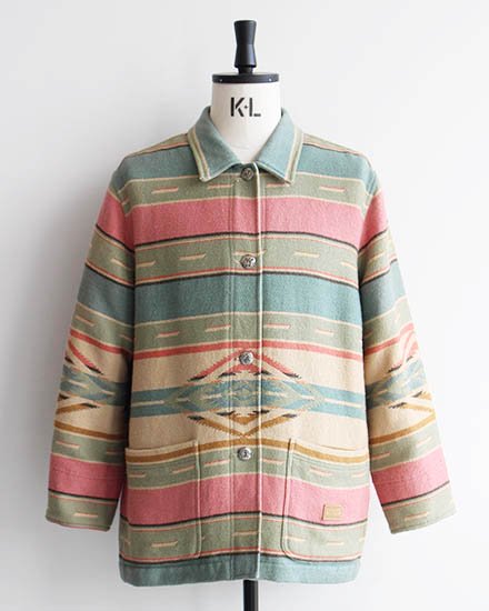 VINTAGE】90s Polo Ralph Lauren Native Blanket Jacket 