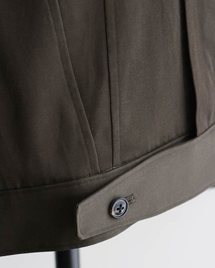 Blurhms / ブラームス】Rayon Cotton Short Jacket / レーヨンコットン 