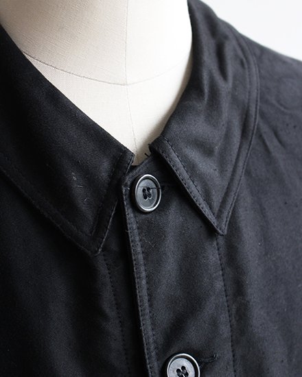 DEADSTOCK】40-50s French Black Moleskin Work Jacket / デッド 