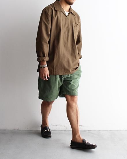 DEADSTOCK】90-00s Czech Military HBT Pullover Shirts