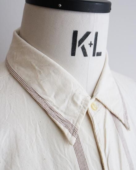 DEADSTOCK】60s Italian Army Prisoner Shirt