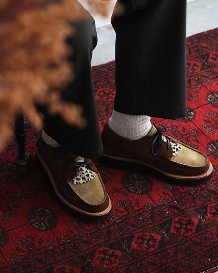 YUKETEN / ユケテン】Blucher with Kiltie Moccasin YUKETEN / ユケテン】Blucher with Kiltie Moccasin