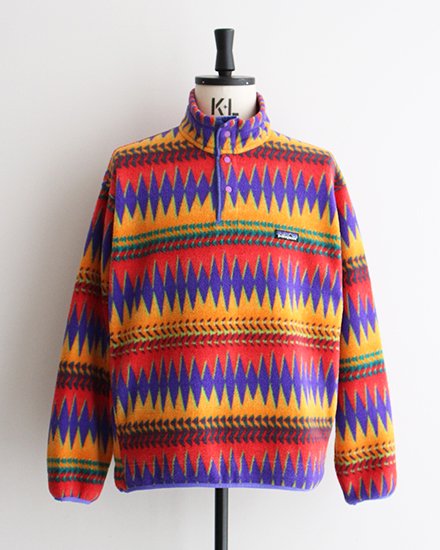 VINTAGE】90s Patagonia Synchilla Snap T Pullover Fleece 