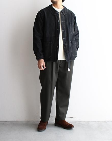 VINTAGE】40-50s French Black Moleskin Work Jacket / デッドストック ...