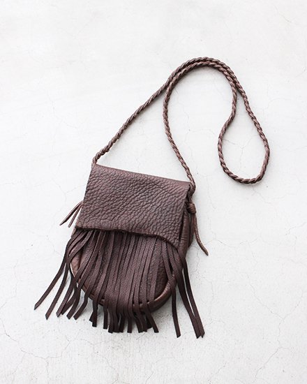 【Native Earth / ネイティブ アース】Handmade leather Belt Fringe Bag 