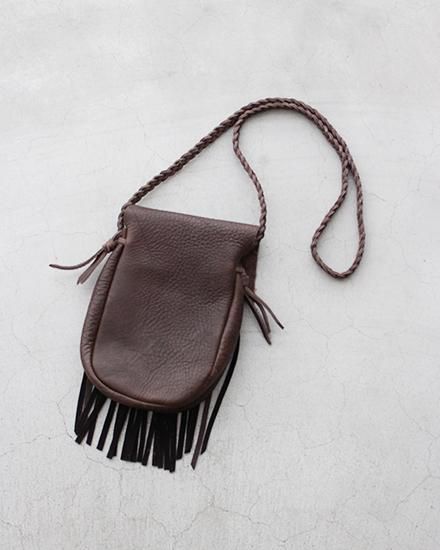 Native Earth / ネイティブ アース】Handmade leather Belt Fringe Bag