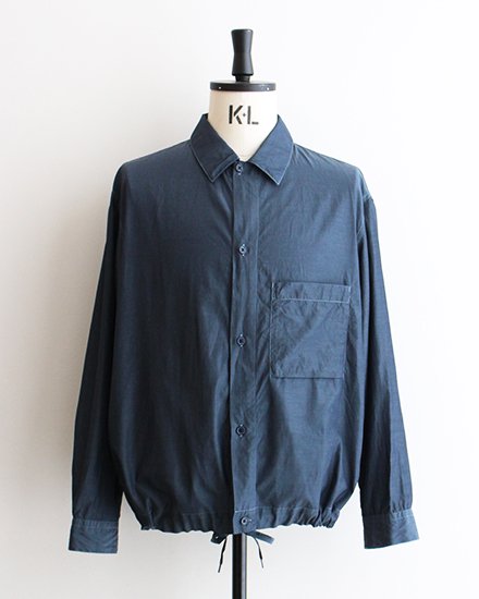 【STILL BY HAND / スティル バイ ハンド】Cotton Cupro Typewriter Shirt Jacket