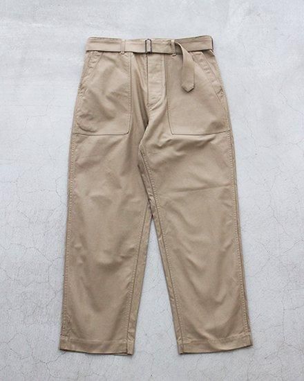 A VONTADE / ア ボンタージ】 Baker Trousers W/Belt
