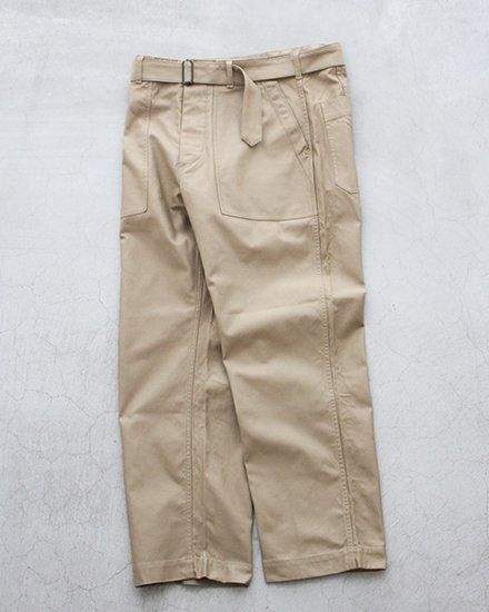 A VONTADE / ア ボンタージ】 Baker Trousers W/Belt