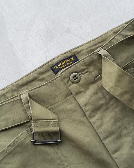 美品　アボンタージ　A Vontade カバーオール XL オリーブ C/H Coverall - Bricklayer *A vontade アボンタージ直営店