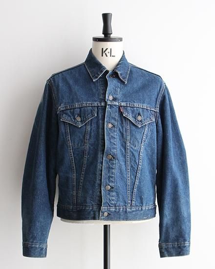 VINTAGE】60-70s Levis 70505 Denim Jacket ”Big E” With blanket