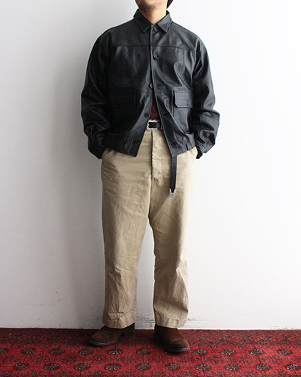 Yoused / ユーズド】French Antique Leather Jacket