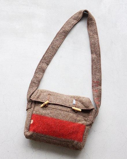 DEADSTOCK】40-60s Swiss Military Wool Blanket Remake Bag 