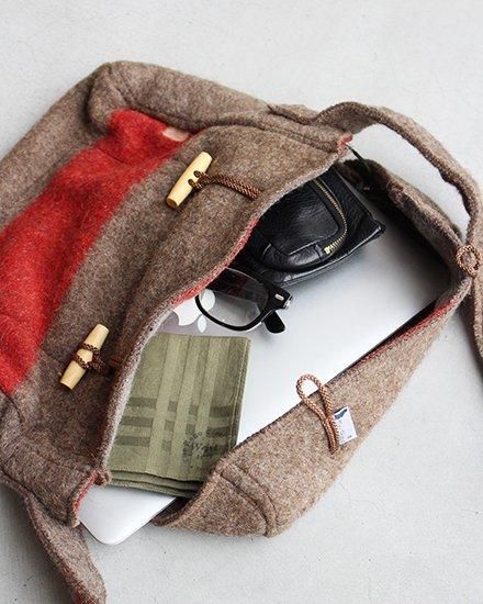 DEADSTOCK】40-60s Swiss Military Wool Blanket Remake Bag 